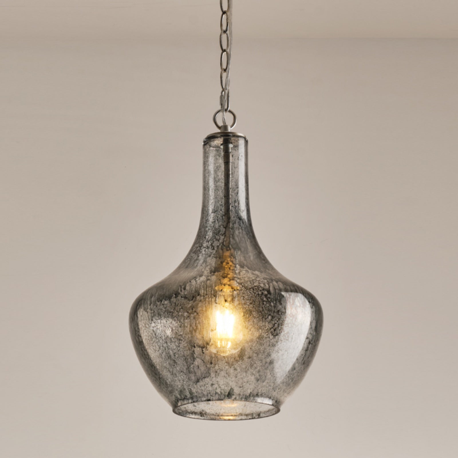Avenila Modern Minimalist Glass Metal Pendant Lamp - Lamp Copper