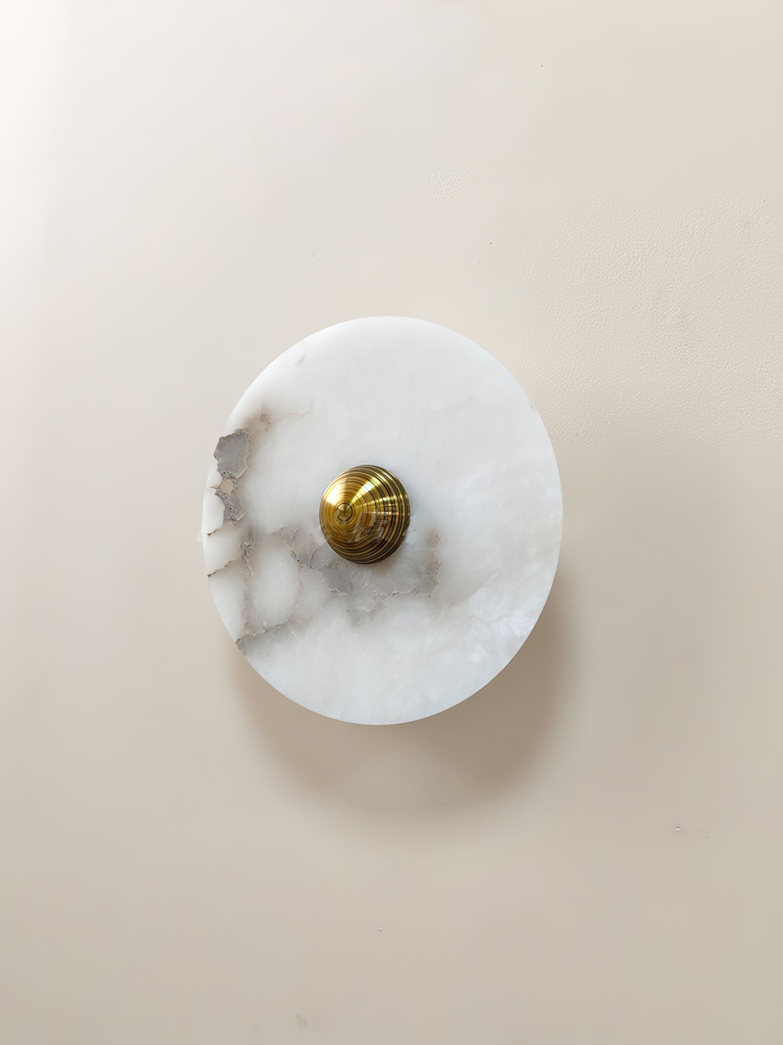 Olrine Modern Minimalist Marble Metal Wall Lamp - Lamp Copper