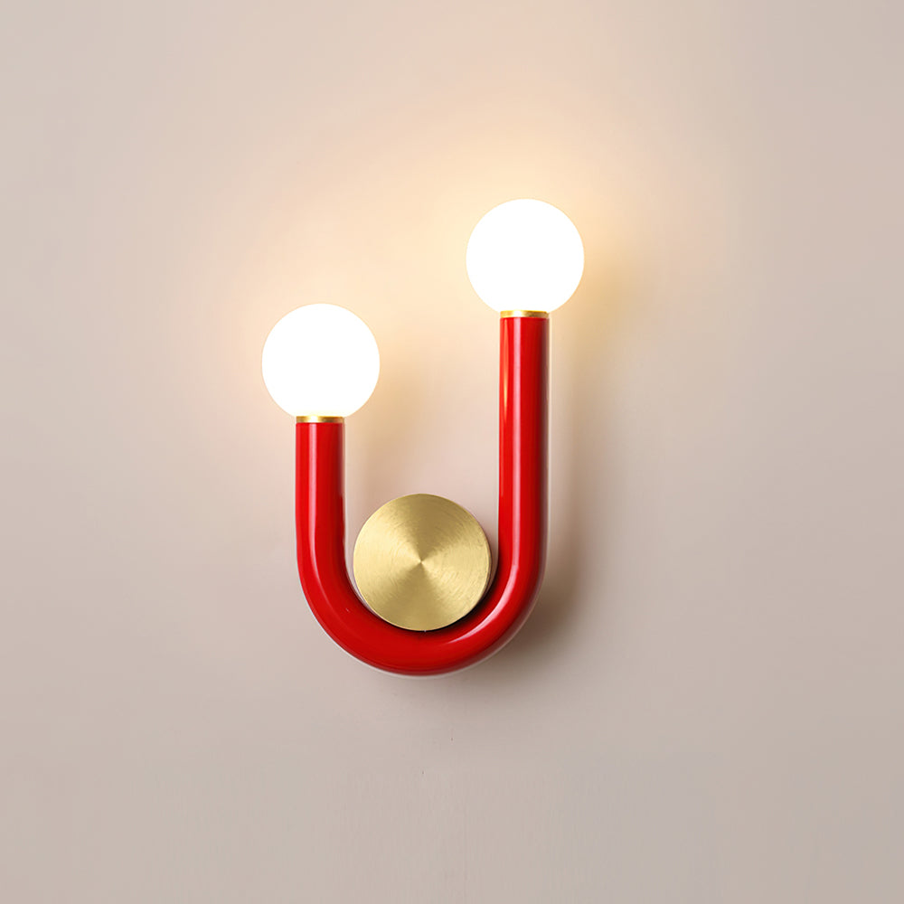 Wall Lamp and Aluminum Acrylic Globe Double Head - Letslighting