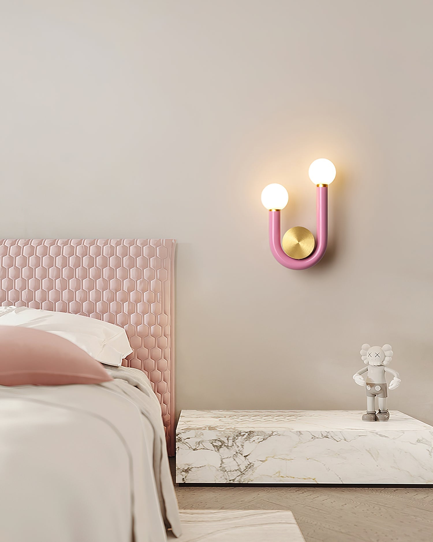 Wall Lamp and Aluminum Acrylic Globe Double Head - Letslighting