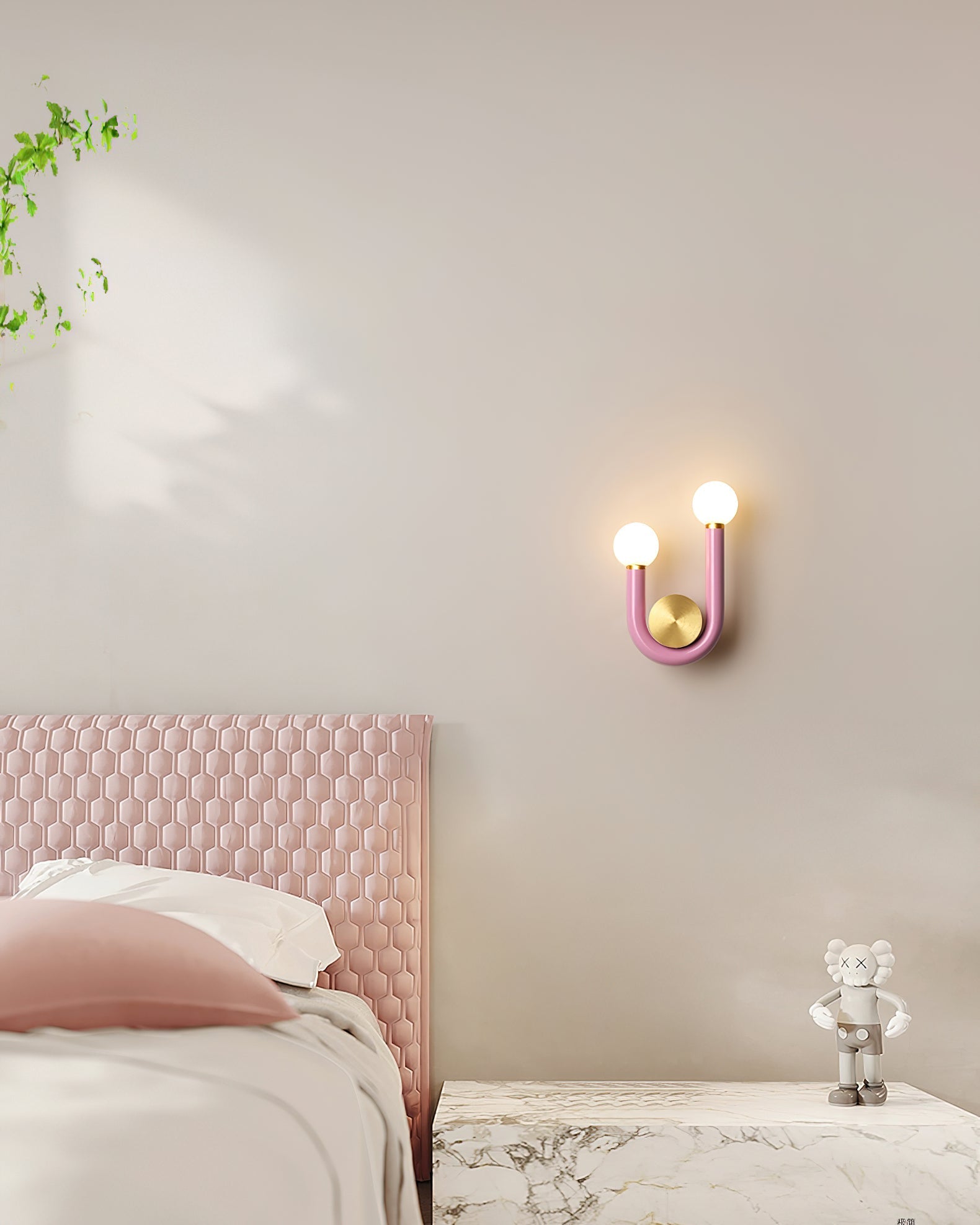 Wall Lamp and Aluminum Acrylic Globe Double Head - Letslighting