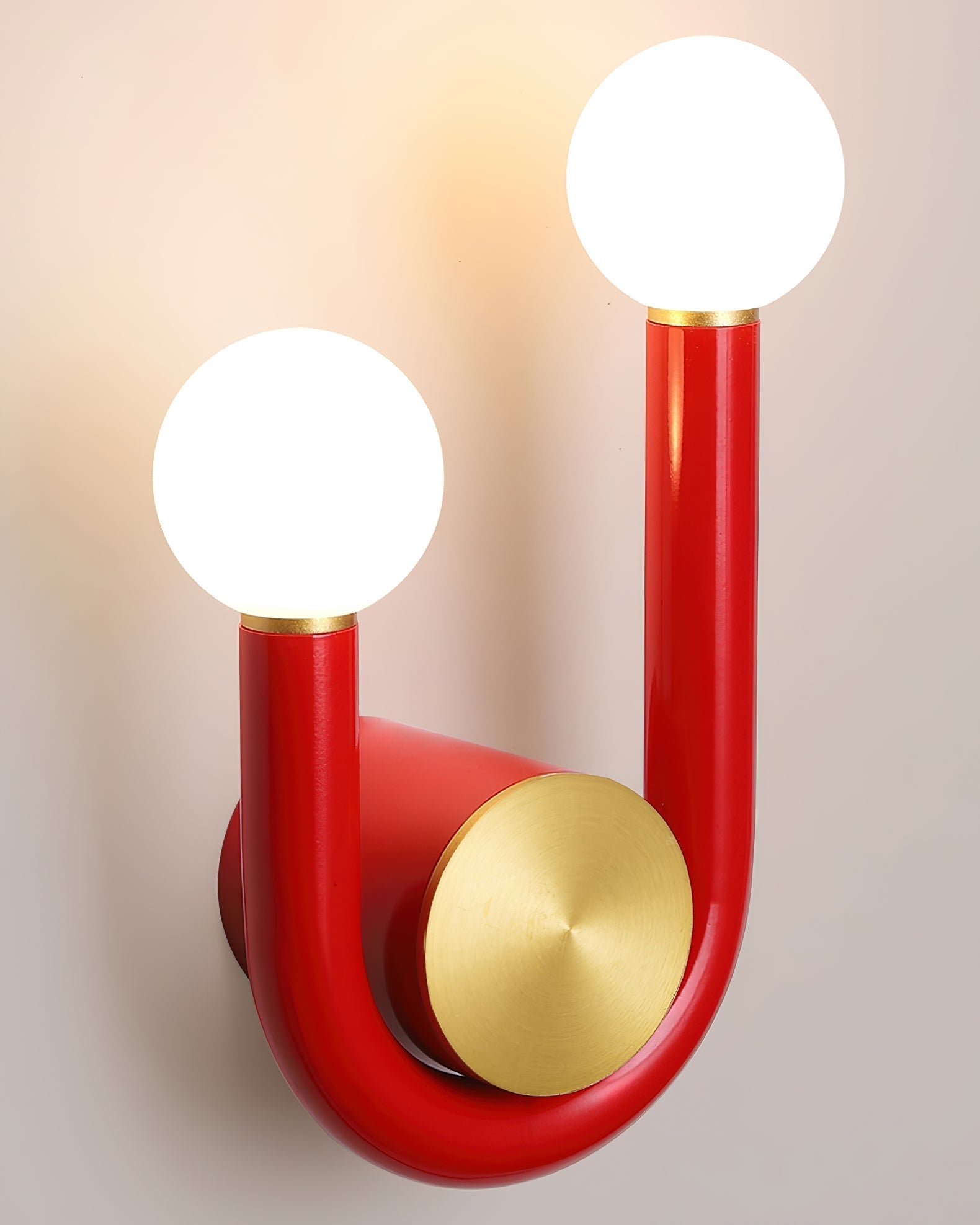 Wall Lamp and Aluminum Acrylic Globe Double Head - Letslighting