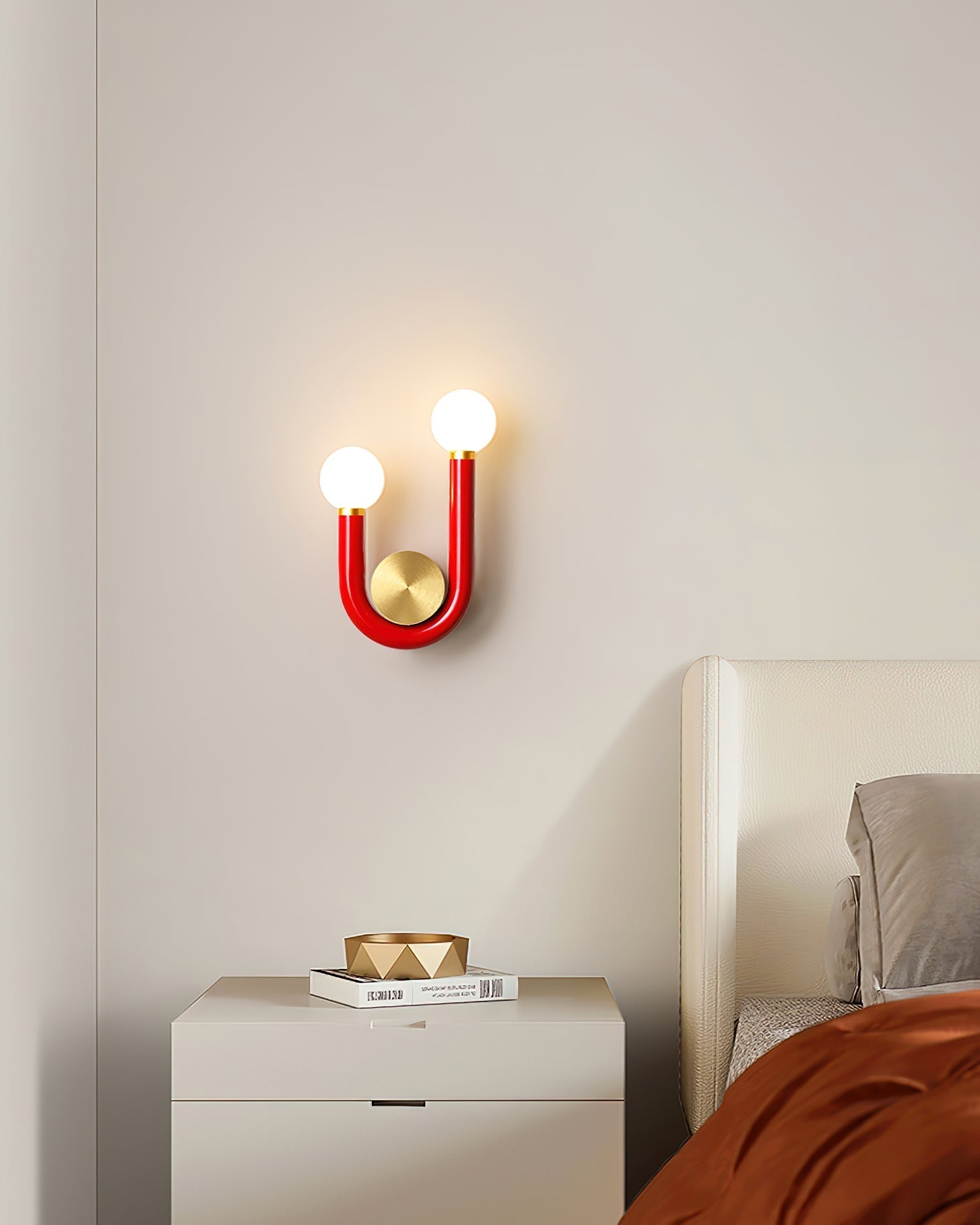 Wall Lamp and Aluminum Acrylic Globe Double Head - Letslighting
