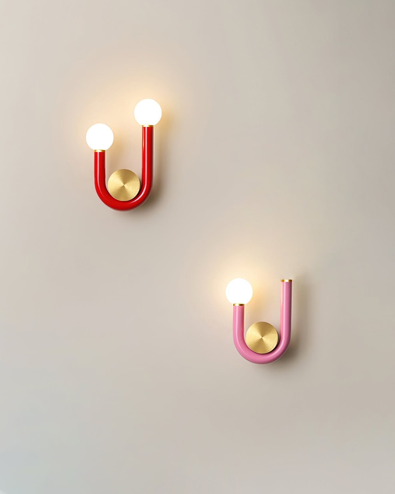 Wall Lamp and Aluminum Acrylic Globe Double Head - Letslighting
