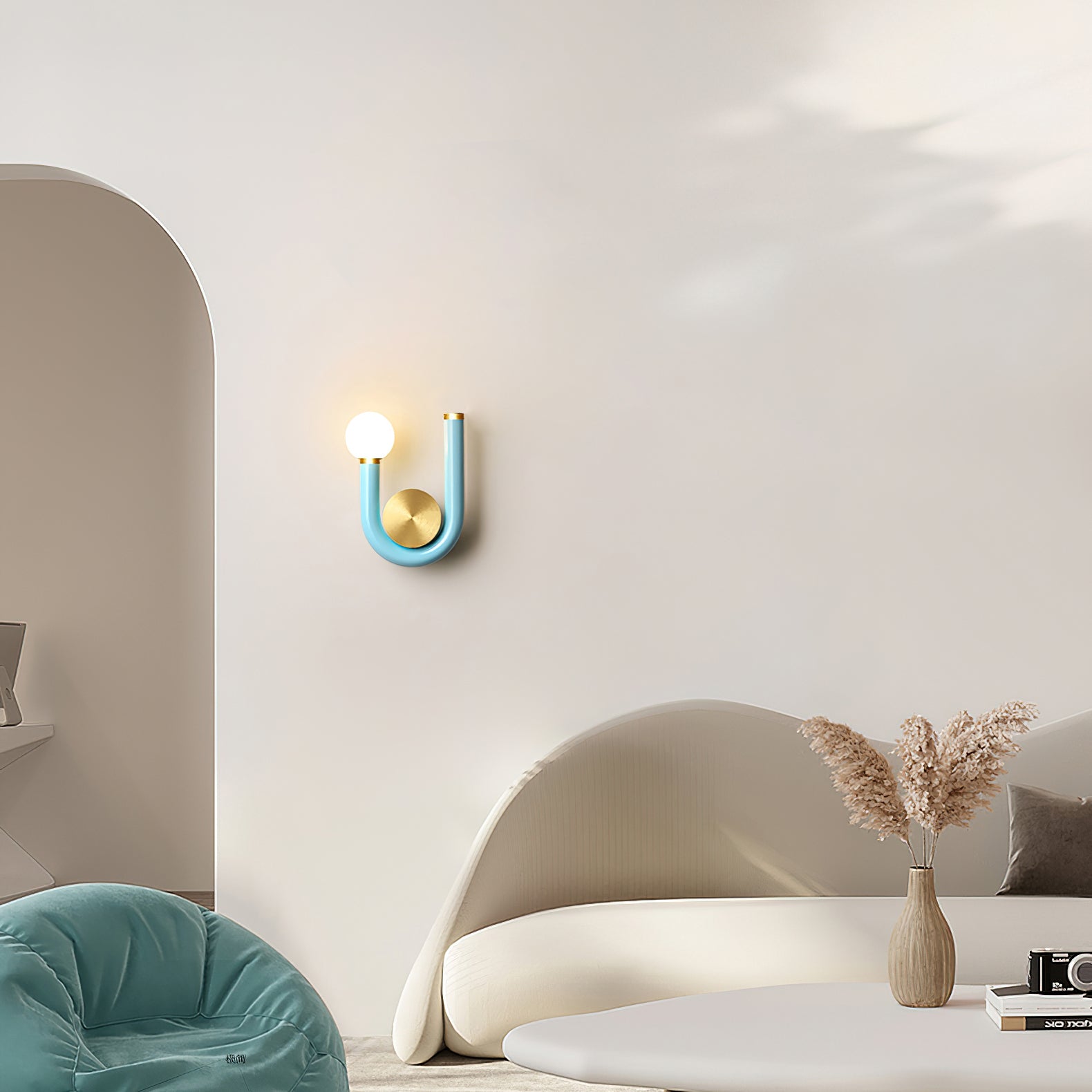 Wall Lamp and Aluminum Acrylic Globe Double Head - Letslighting