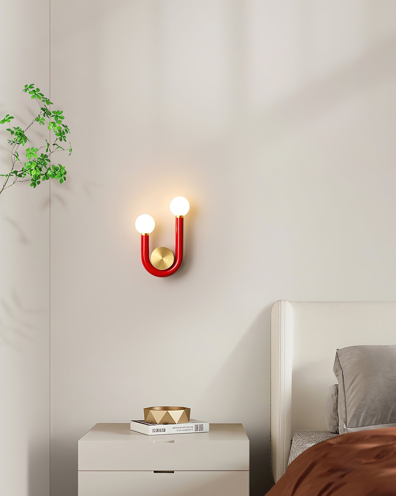 Wall Lamp and Aluminum Acrylic Globe Double Head - Letslighting