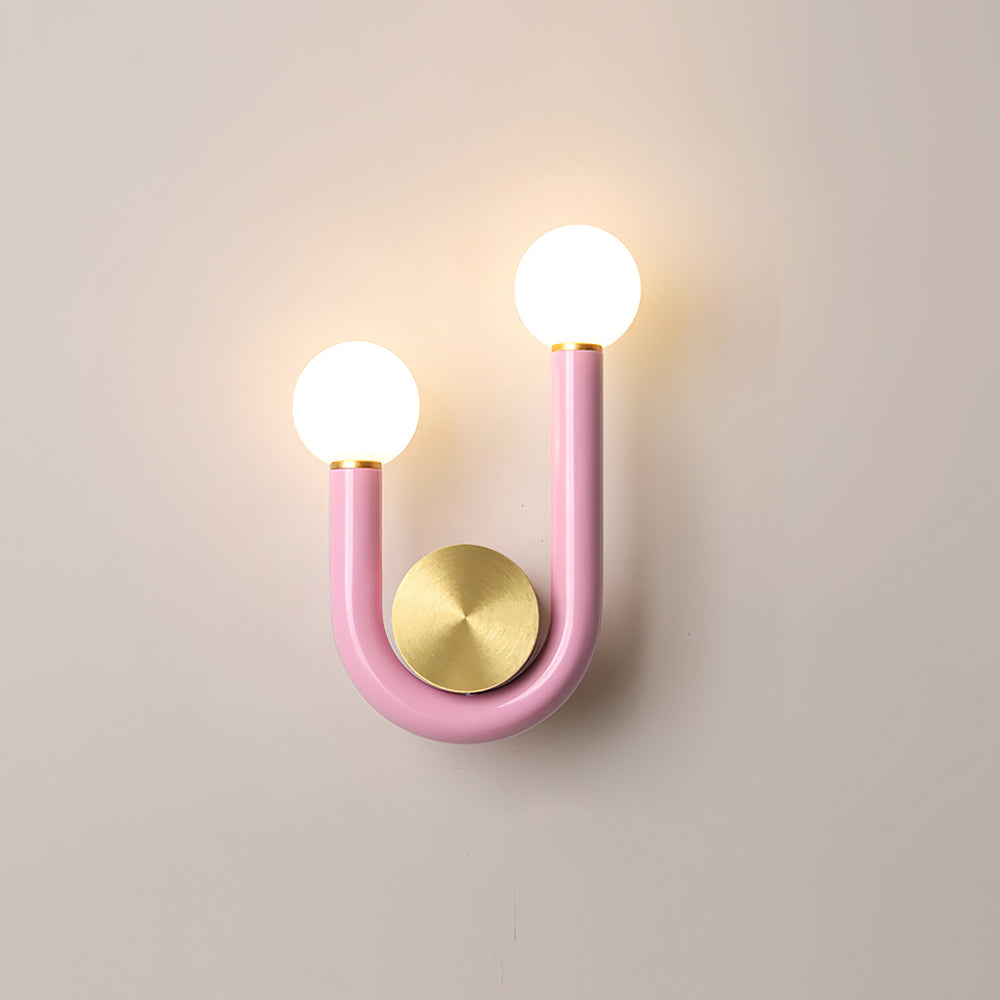 Wall Lamp and Aluminum Acrylic Globe Double Head - Letslighting