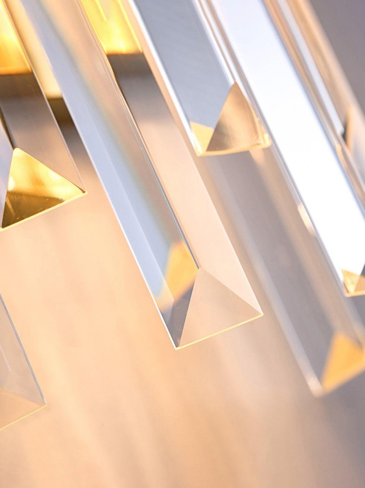 Abrahamson Nordic Art Trois Couches Cristal Luminaire Mural - Neutralighting