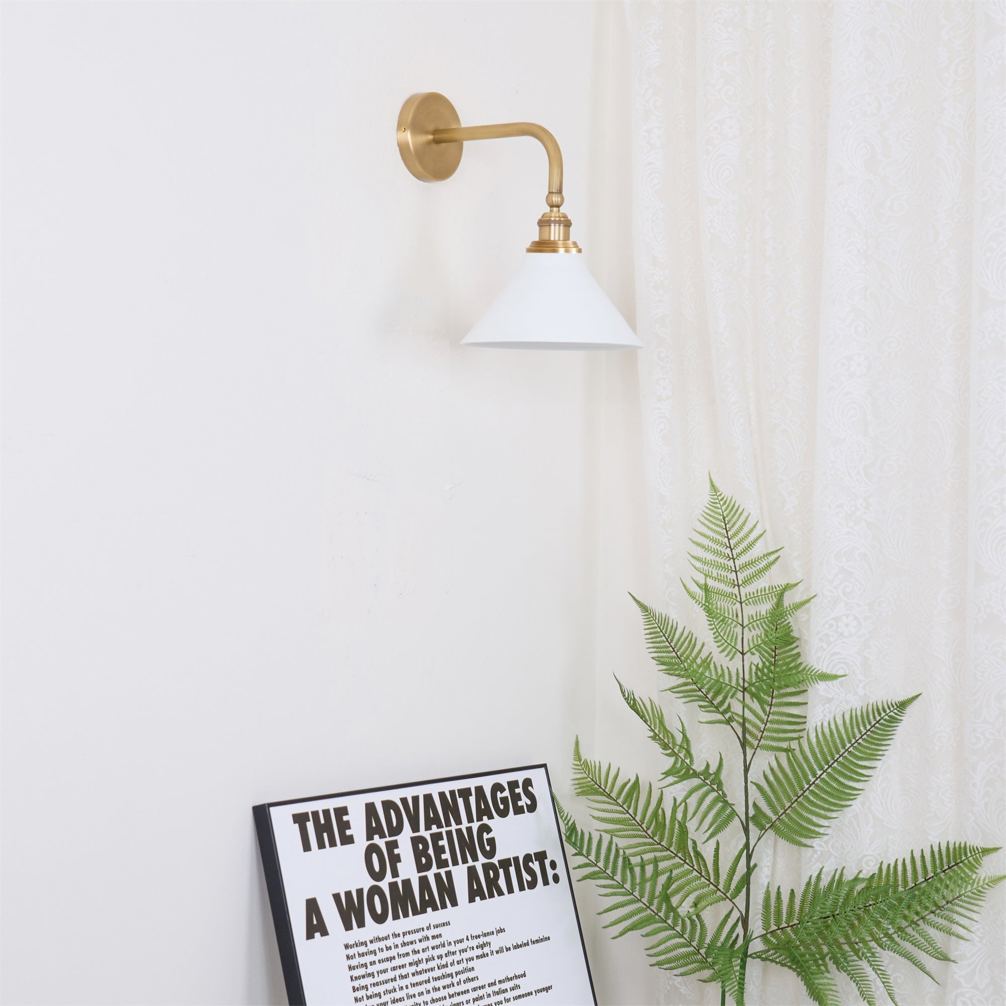 Zomareth Modern Minimalist Ceramics Wall Lamp - Lamp Copper