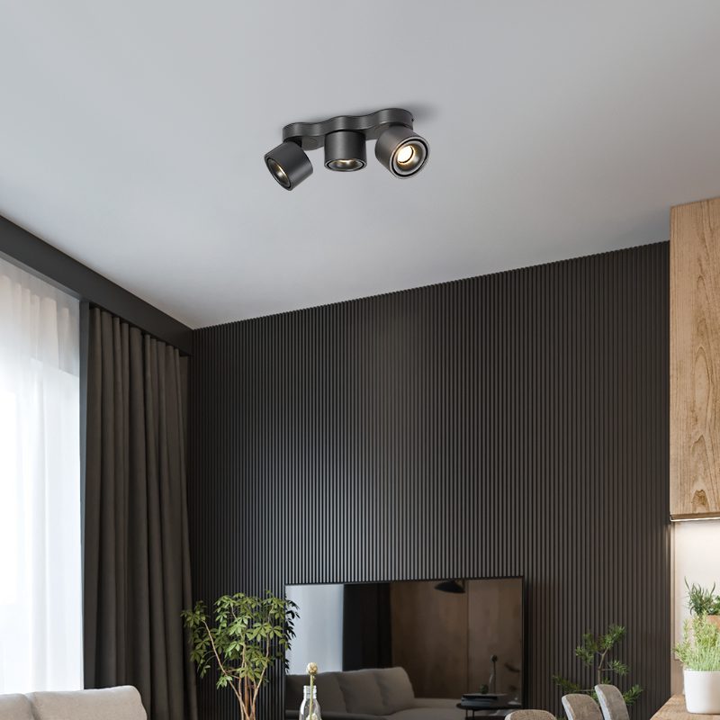 Three-heads Rotating Folding Ceiling Lamp - Blowlighting
