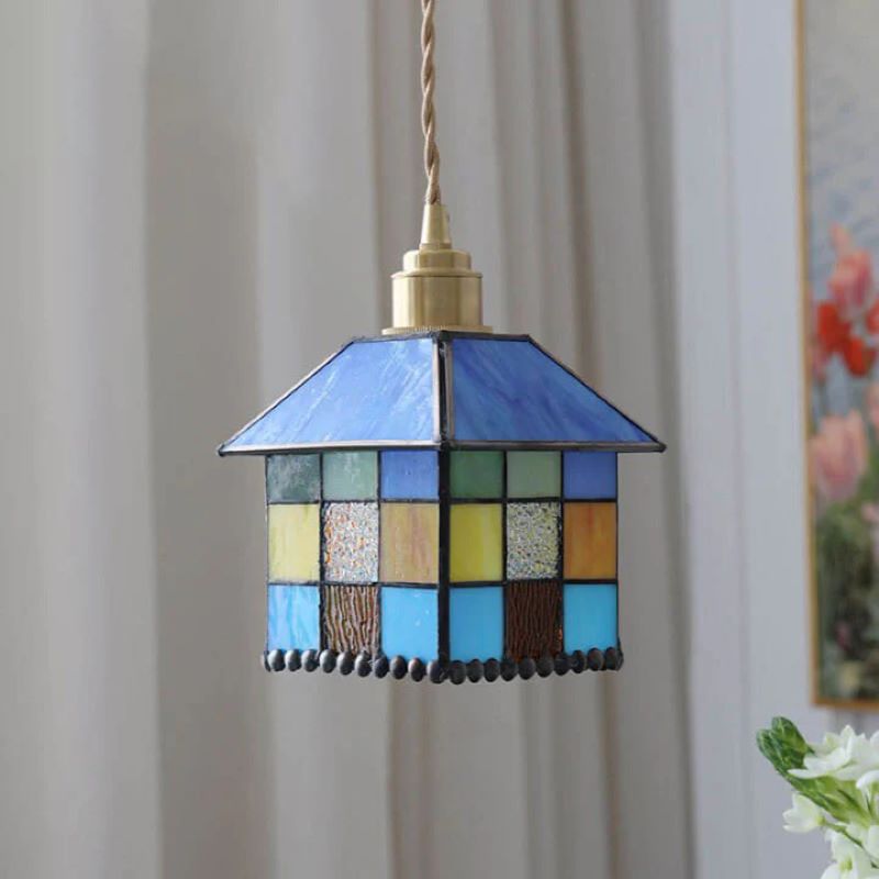 Tiffany Moderne LED Suspension Verre Chambre À Coucher - Neutralighting