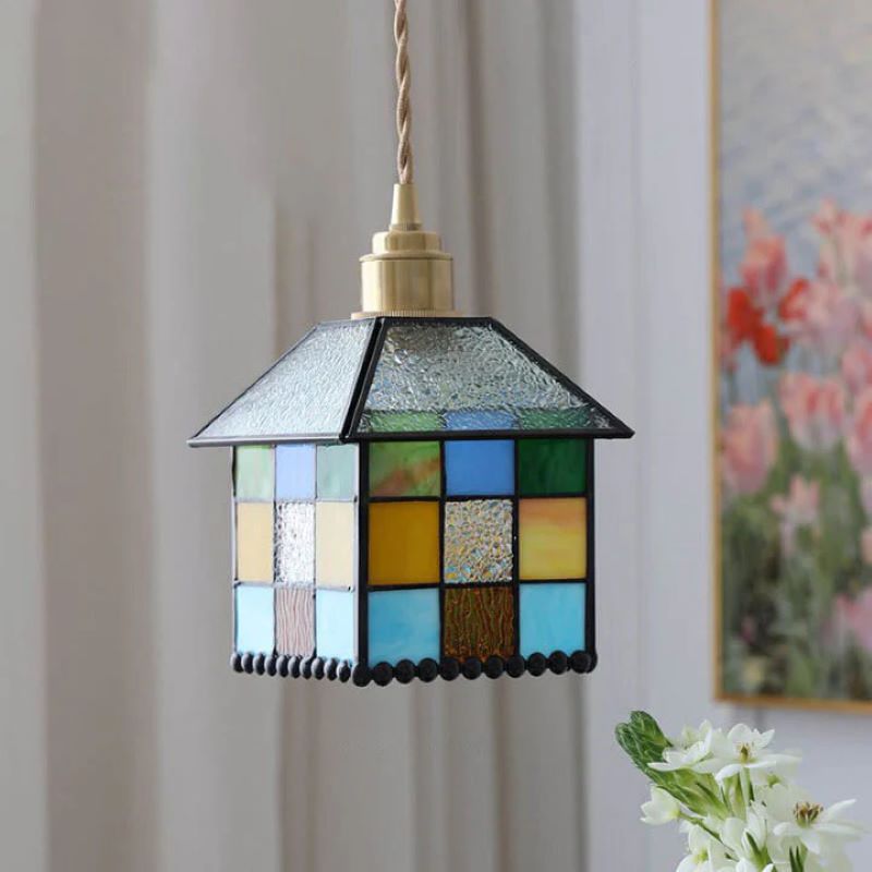 Tiffany Moderne LED Suspension Verre Chambre À Coucher - Neutralighting