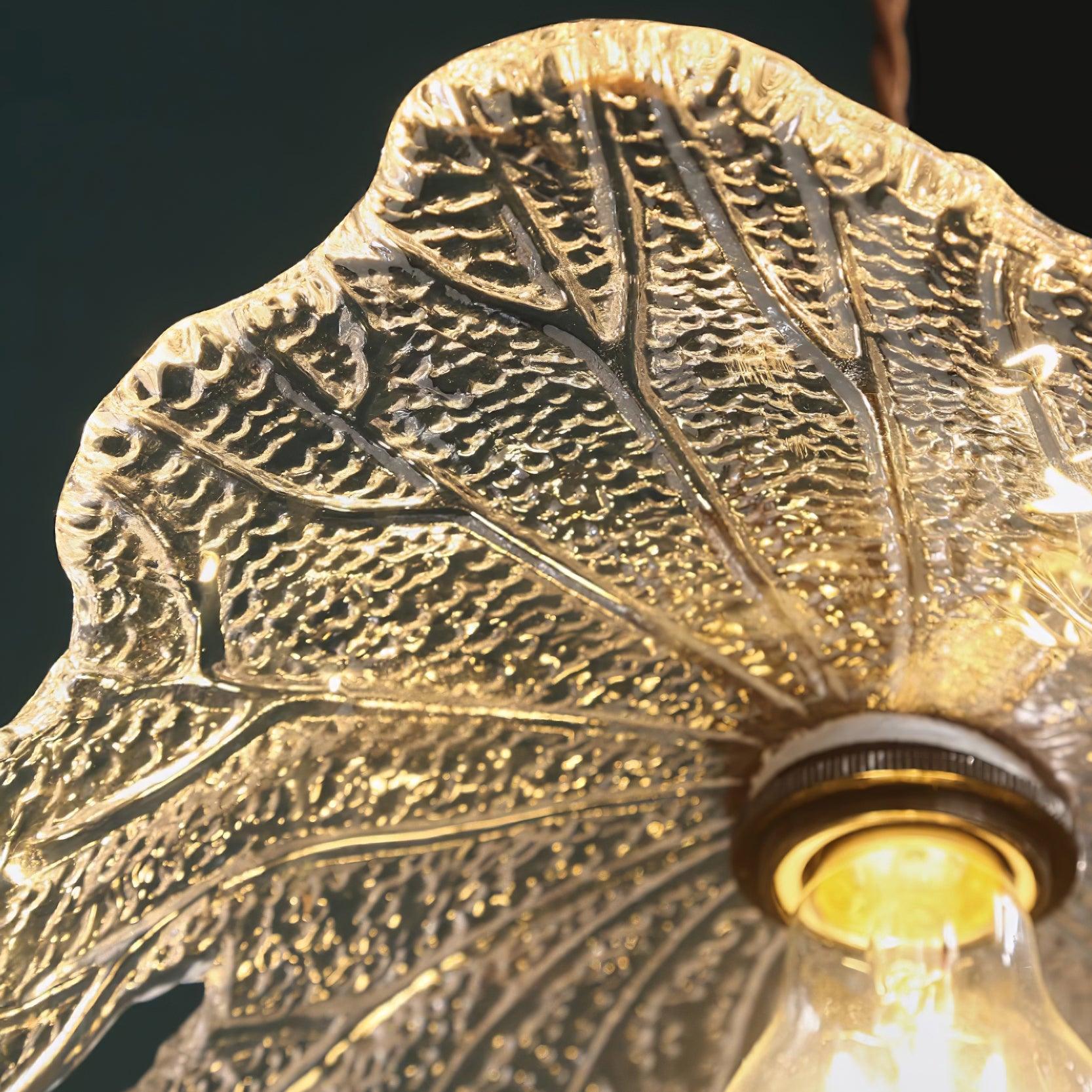 Lampe Pendante Abat-jour en Verre Tiffany Floral Charme Art Nouveau - Neutralighting