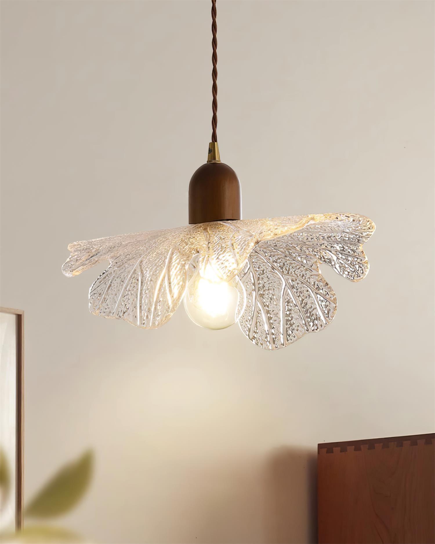 Lampe Pendante Abat-jour en Verre Tiffany Floral Charme Art Nouveau - Neutralighting