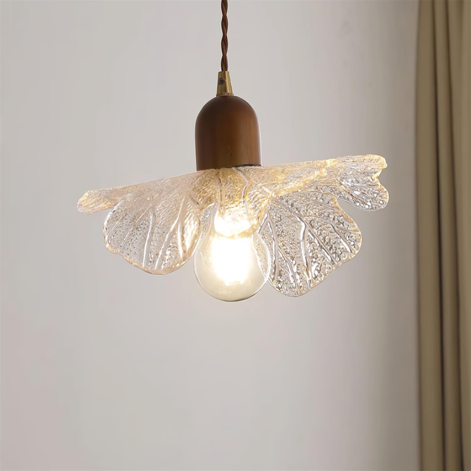 Lampe Pendante Abat-jour en Verre Tiffany Floral Charme Art Nouveau - Neutralighting