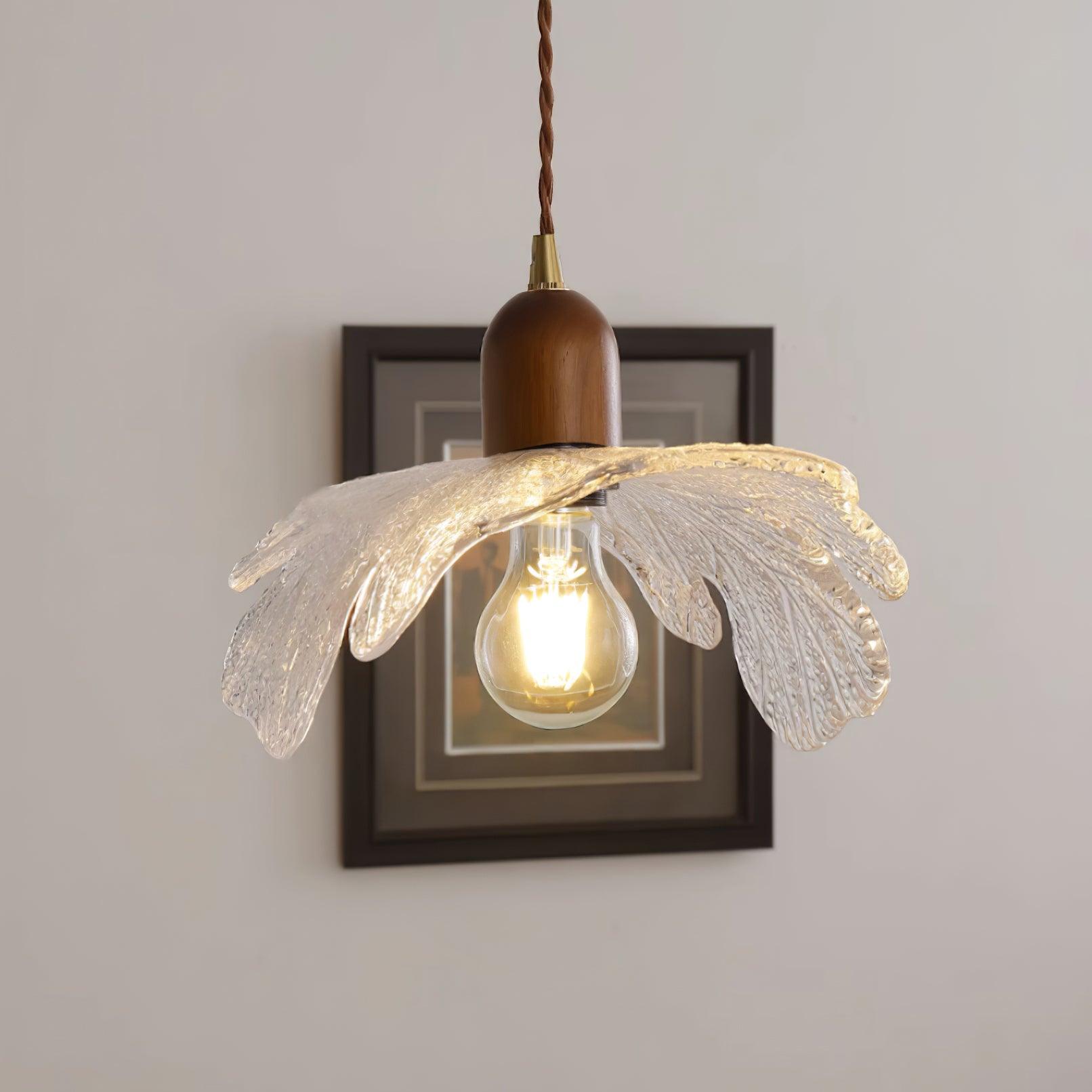 Lampe Pendante Abat-jour en Verre Tiffany Floral Charme Art Nouveau - Neutralighting