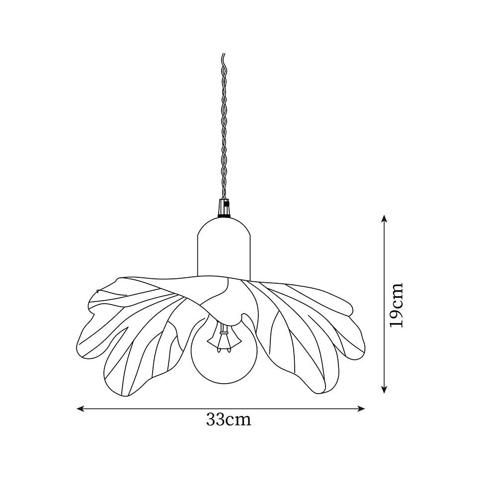 Lampe Pendante Abat-jour en Verre Tiffany Floral Charme Art Nouveau - Neutralighting