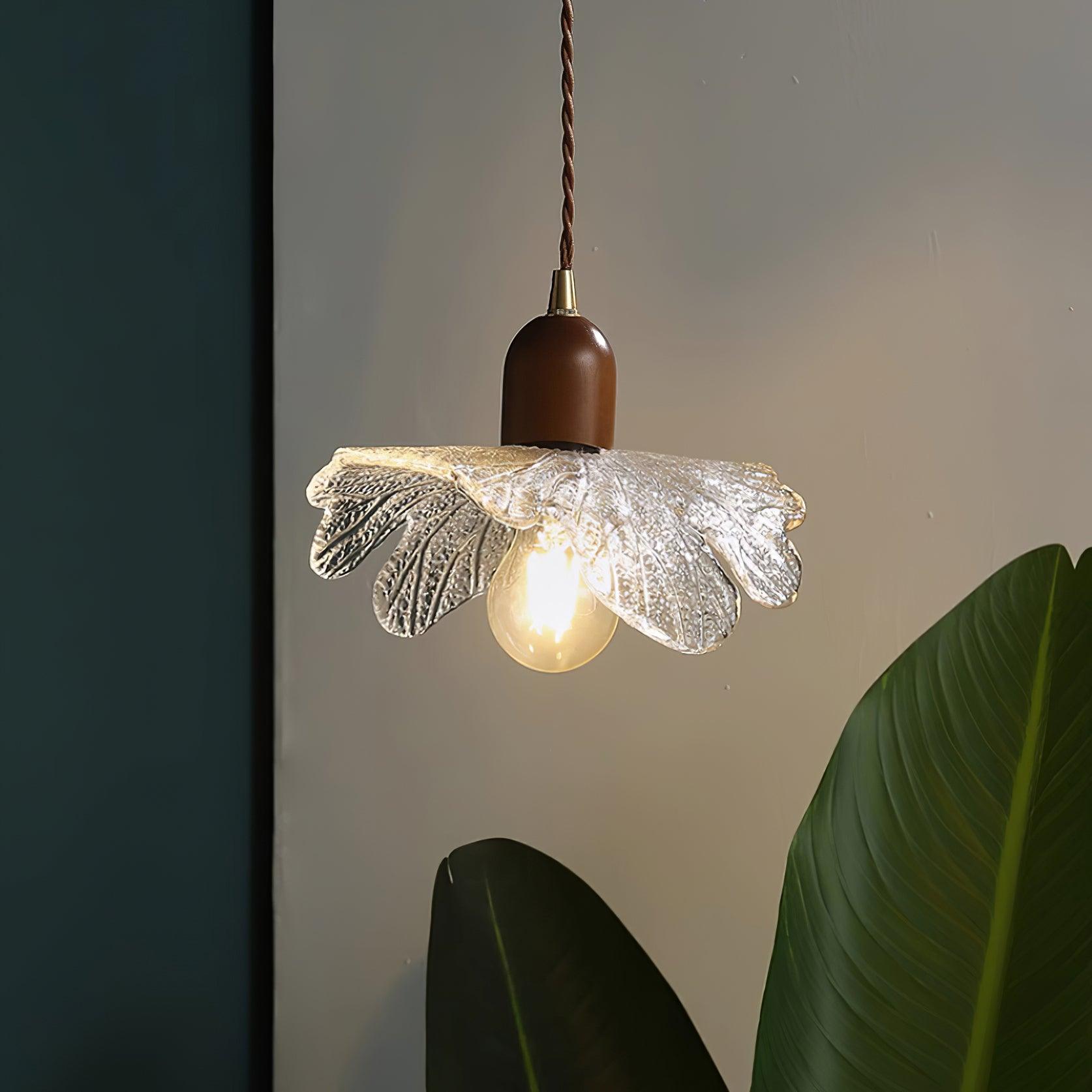 Lampe Pendante Abat-jour en Verre Tiffany Floral Charme Art Nouveau - Neutralighting