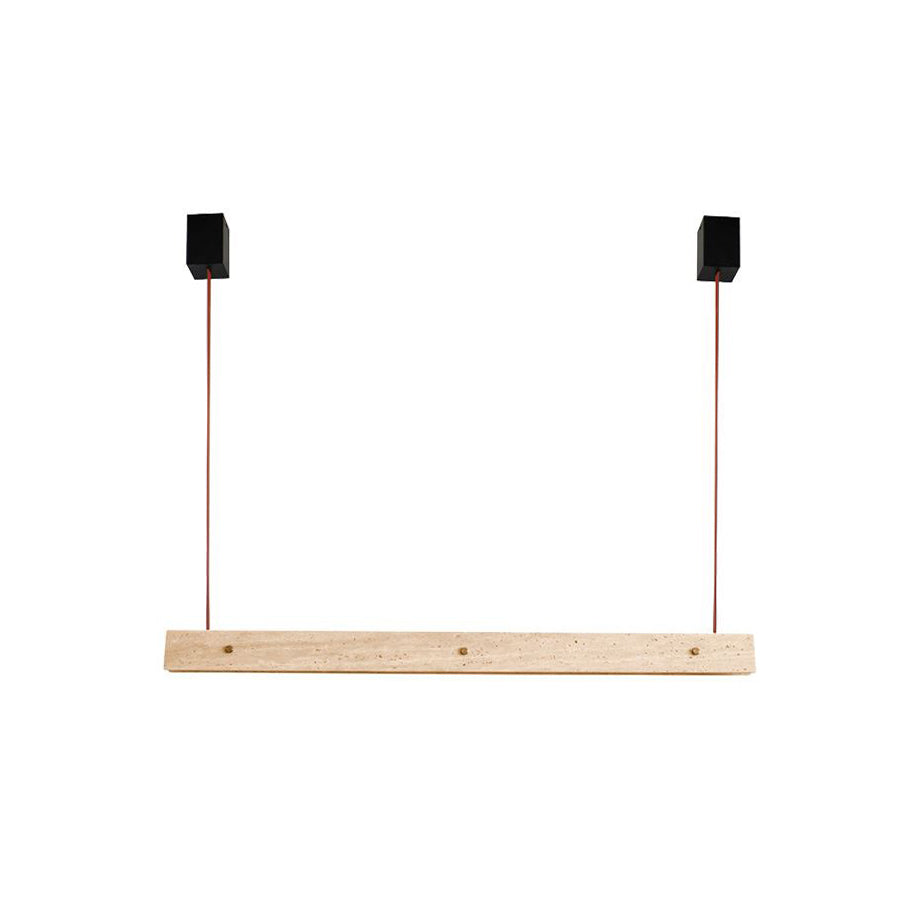 Culorara Modern Minimalist Linear Metal Pendant Lamp - Lamp Copper