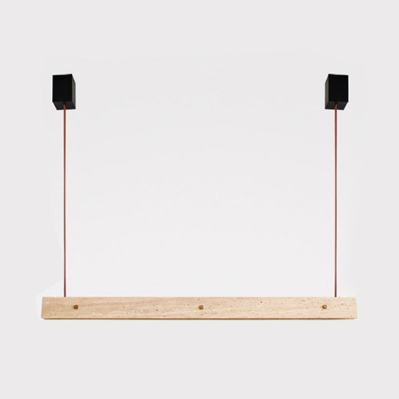 Culorara Modern Minimalist Linear Metal Pendant Lamp - Lamp Copper