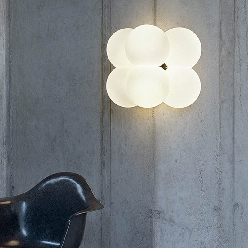 Valentina Minimaliste Sphère Suspension Blanc Métal/Acrylique Salle À Manger - Neutralighting