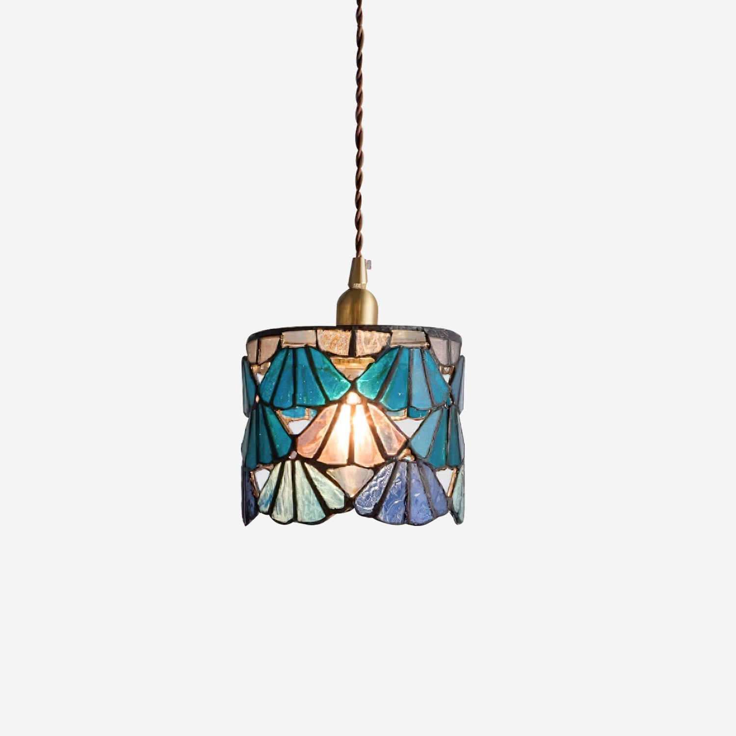 Tiffany Lampe Pendante Classique en Verre - Neutralighting