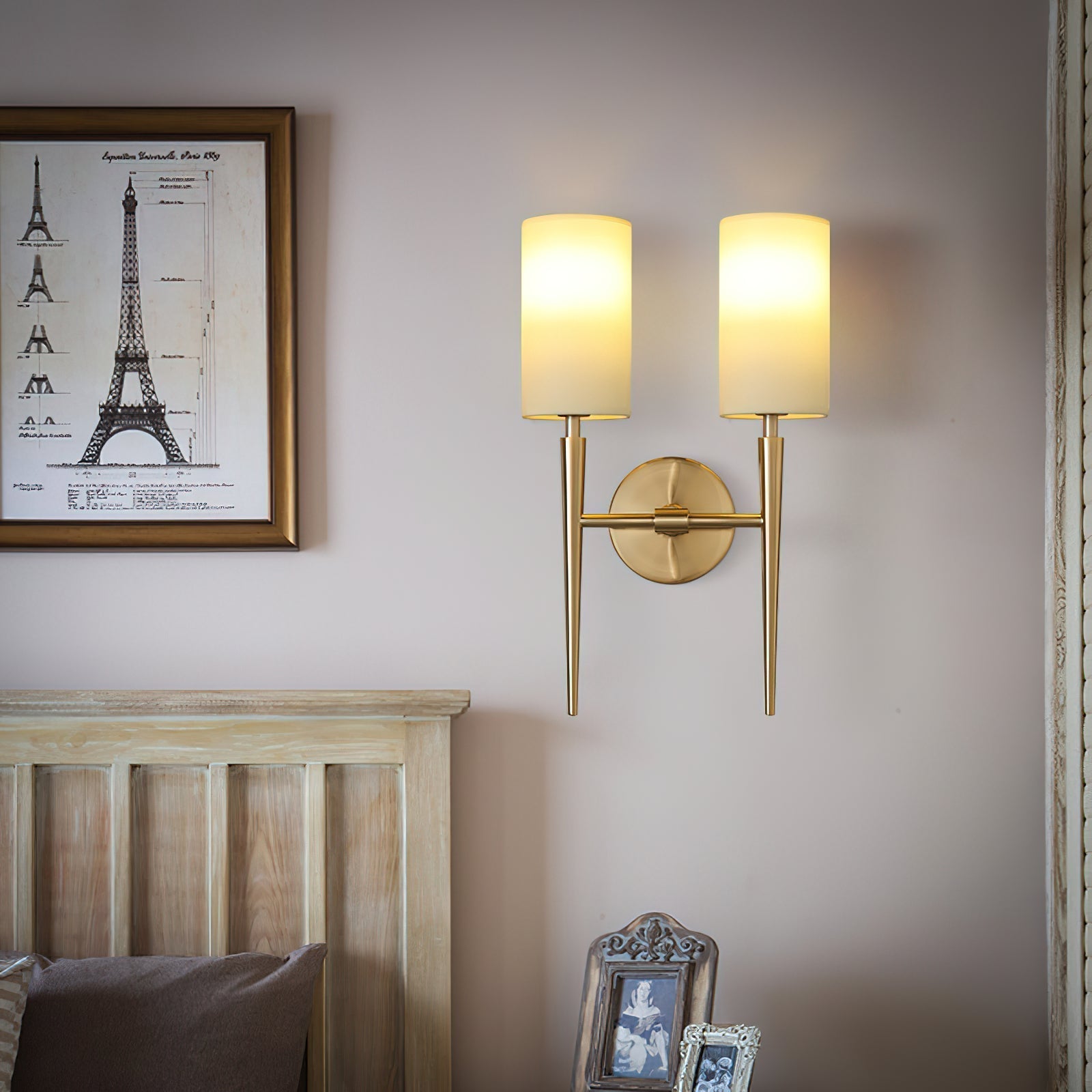 Ulnorisra Modern Minimalist Metal Wall Lamp - Lamp Copper