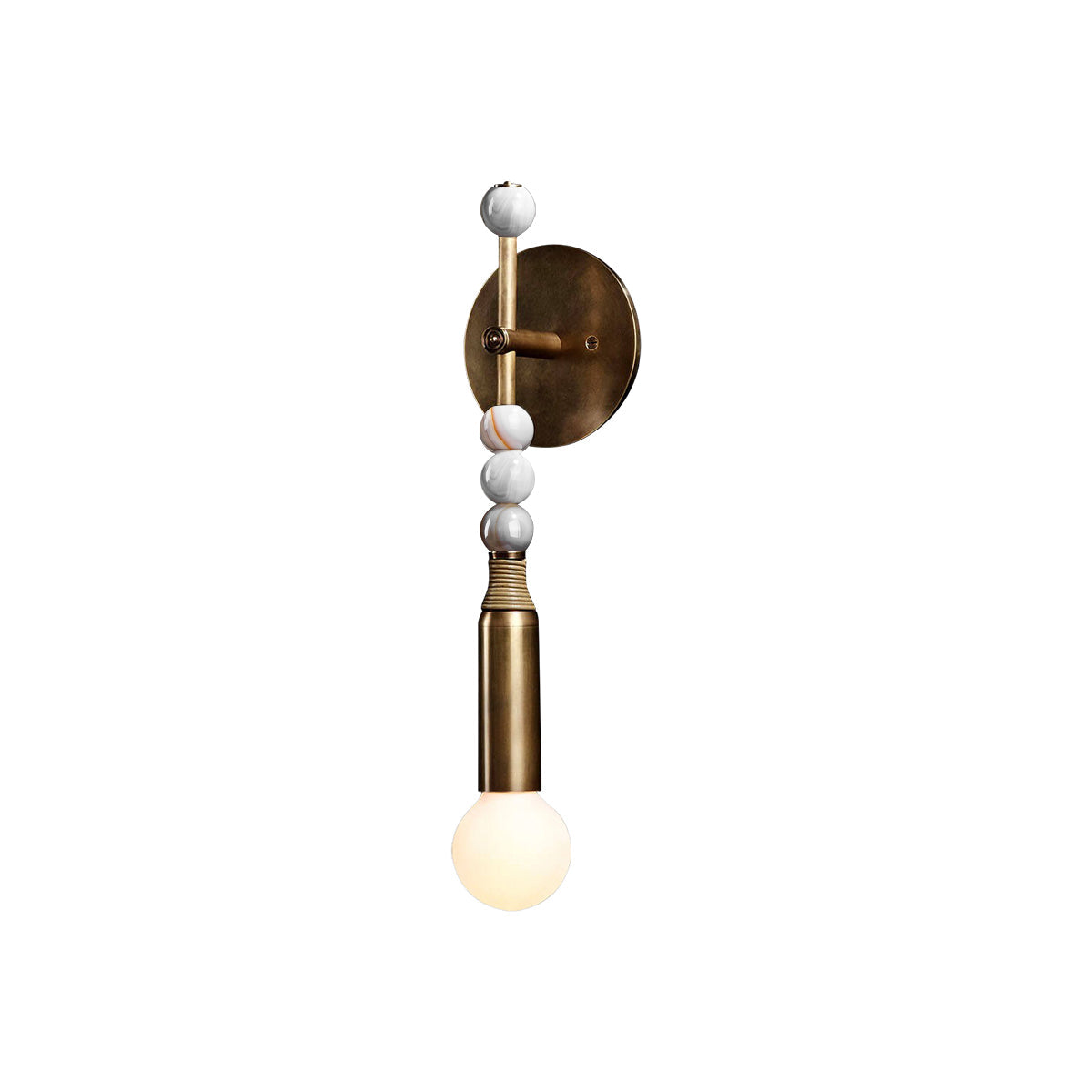 Icarira Modern Minimalist Marble Wall Lamp - Lamp Copper