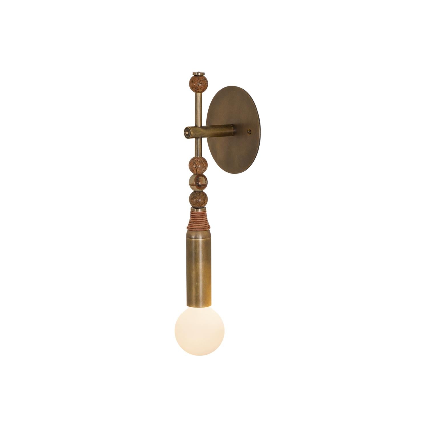 Icarira Modern Minimalist Marble Wall Lamp - Lamp Copper