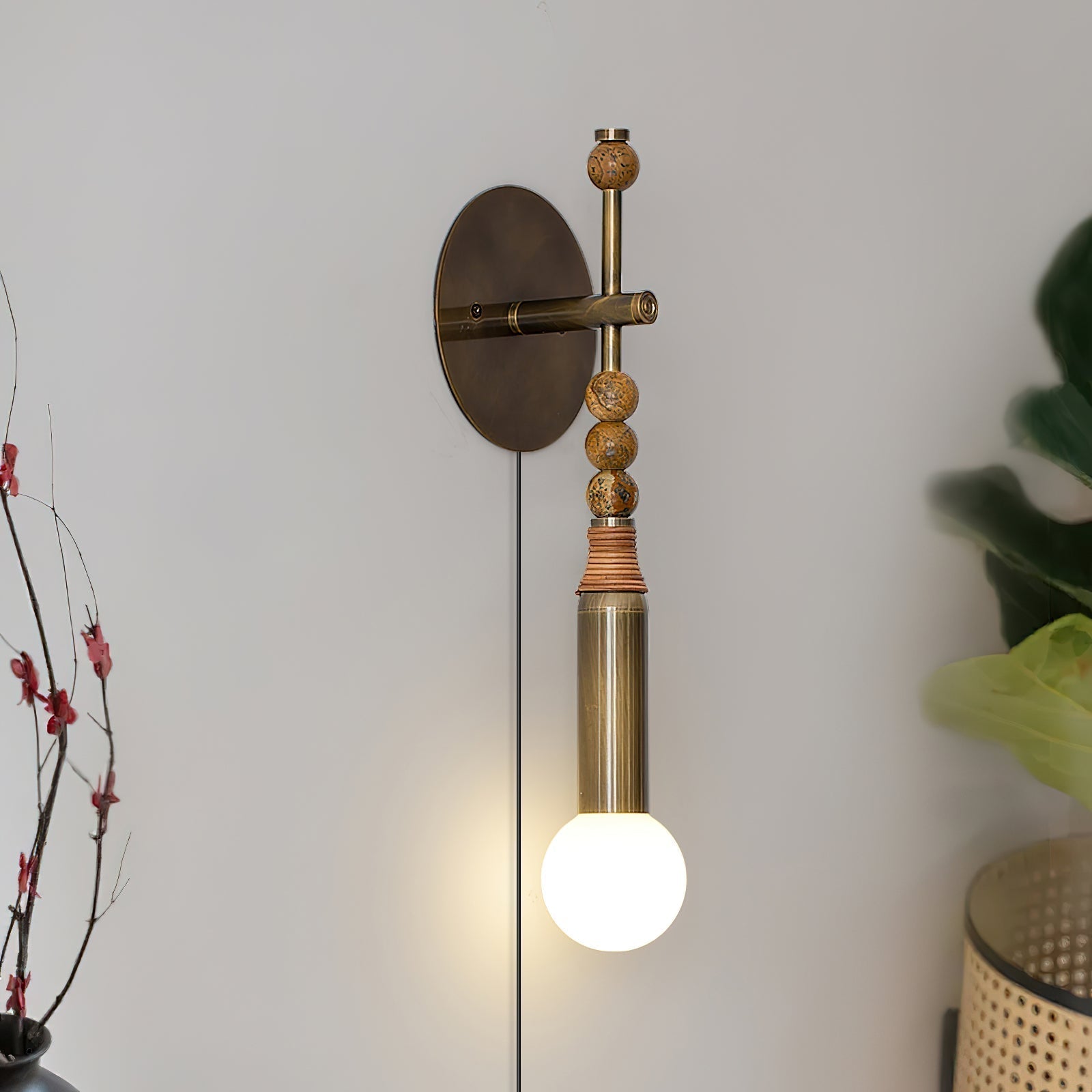 Vadorora Premium Elegance Plug-in Marble Wall Lamp - Neutralighting