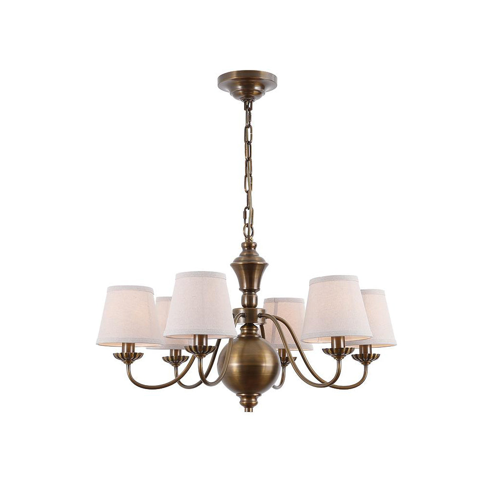 Tofty Postmodern Luxury Fabric Chandelier - Lamp Copper
