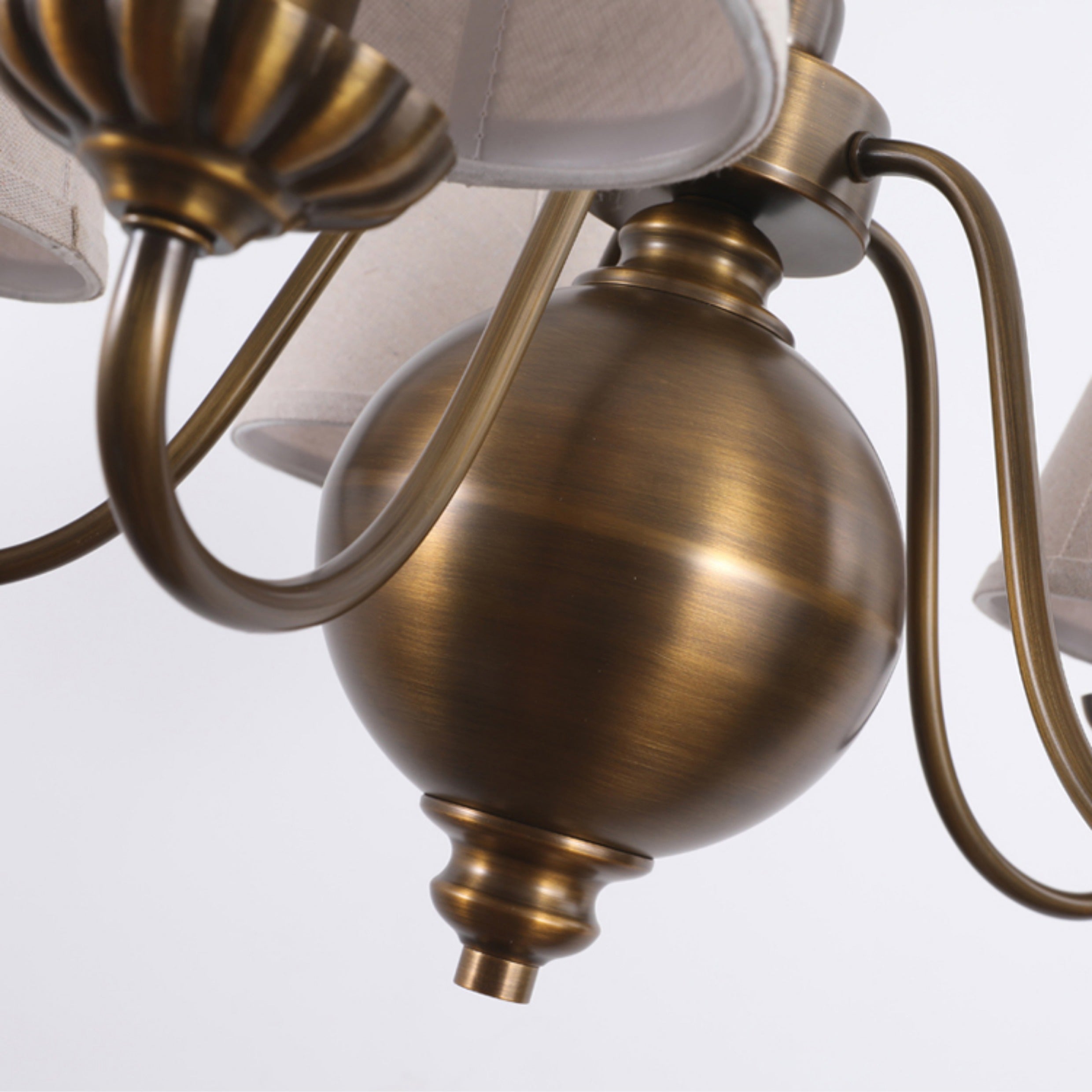 Tofty Postmodern Luxury Fabric Chandelier - Lamp Copper