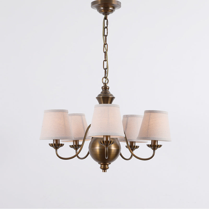 Tofty Postmodern Luxury Fabric Chandelier - Lamp Copper