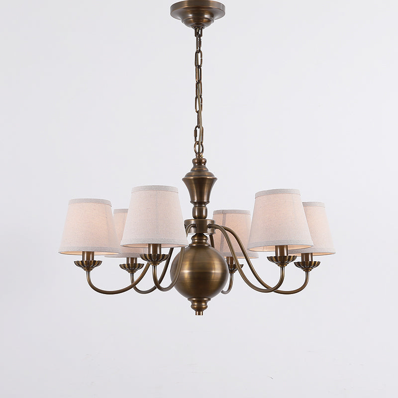Tofty Postmodern Luxury Fabric Chandelier - Lamp Copper