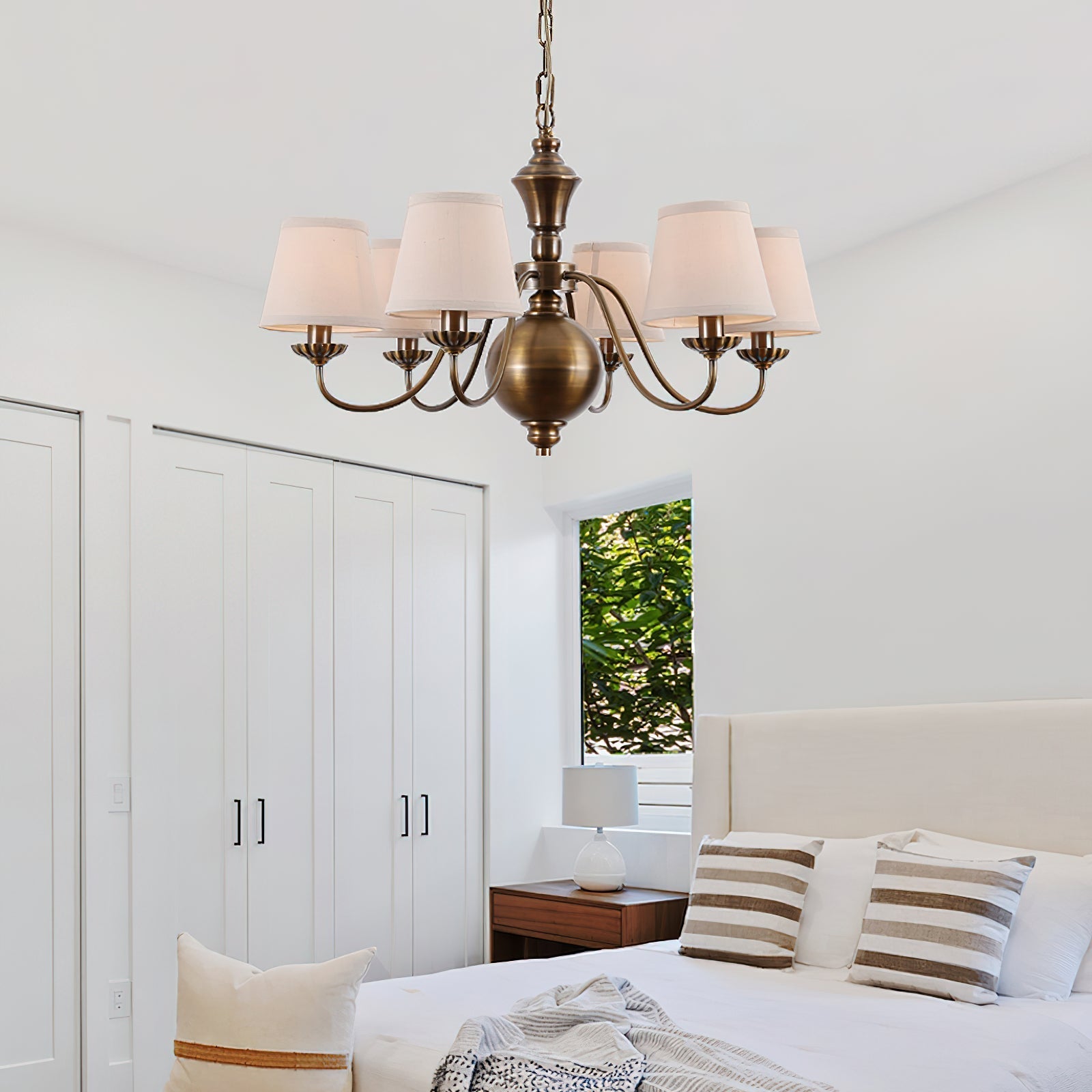 Tofty Postmodern Luxury Fabric Chandelier - Lamp Copper