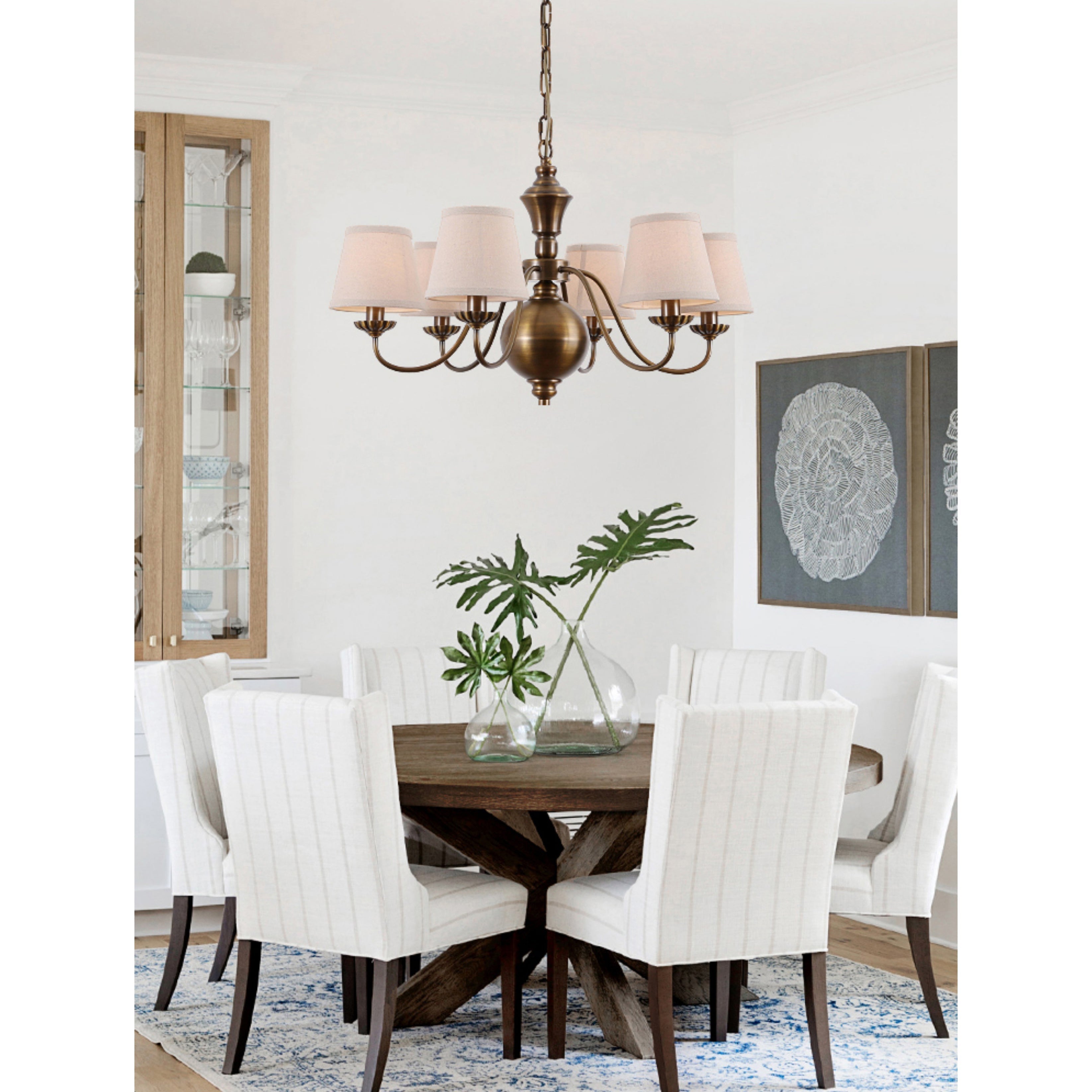 Tofty Postmodern Luxury Fabric Chandelier - Lamp Copper