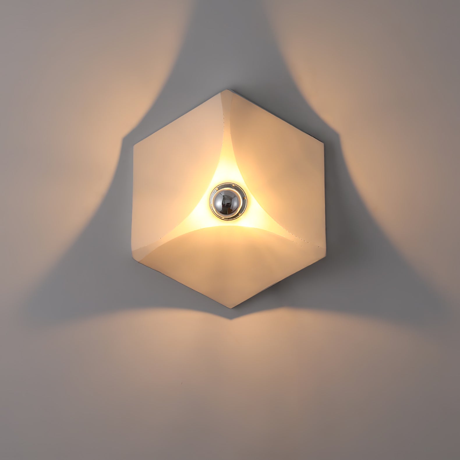 Toledo Applique Murale Cube Géométrique - Neutralighting