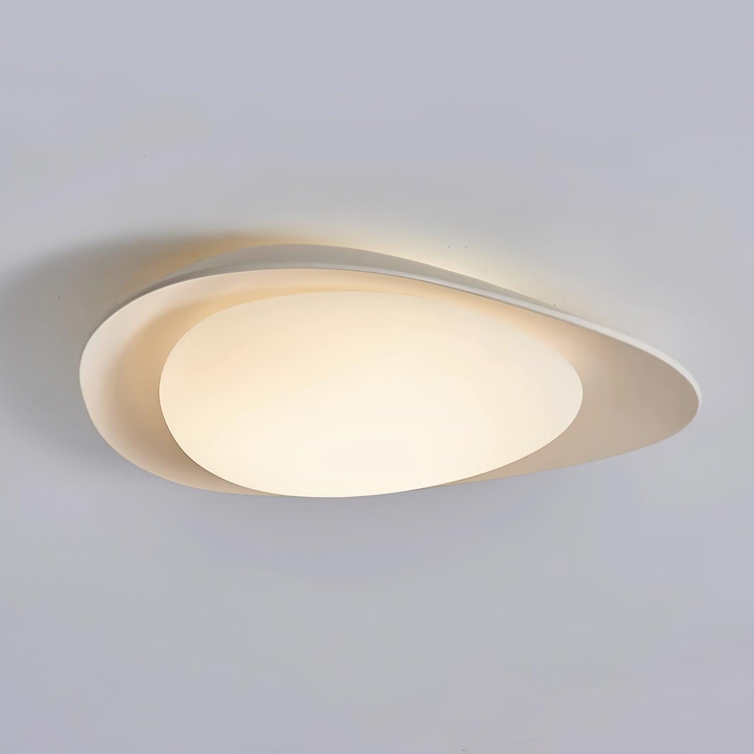 Blex Plafonnier Vert & Beige en Forme de Galet - Neutralighting