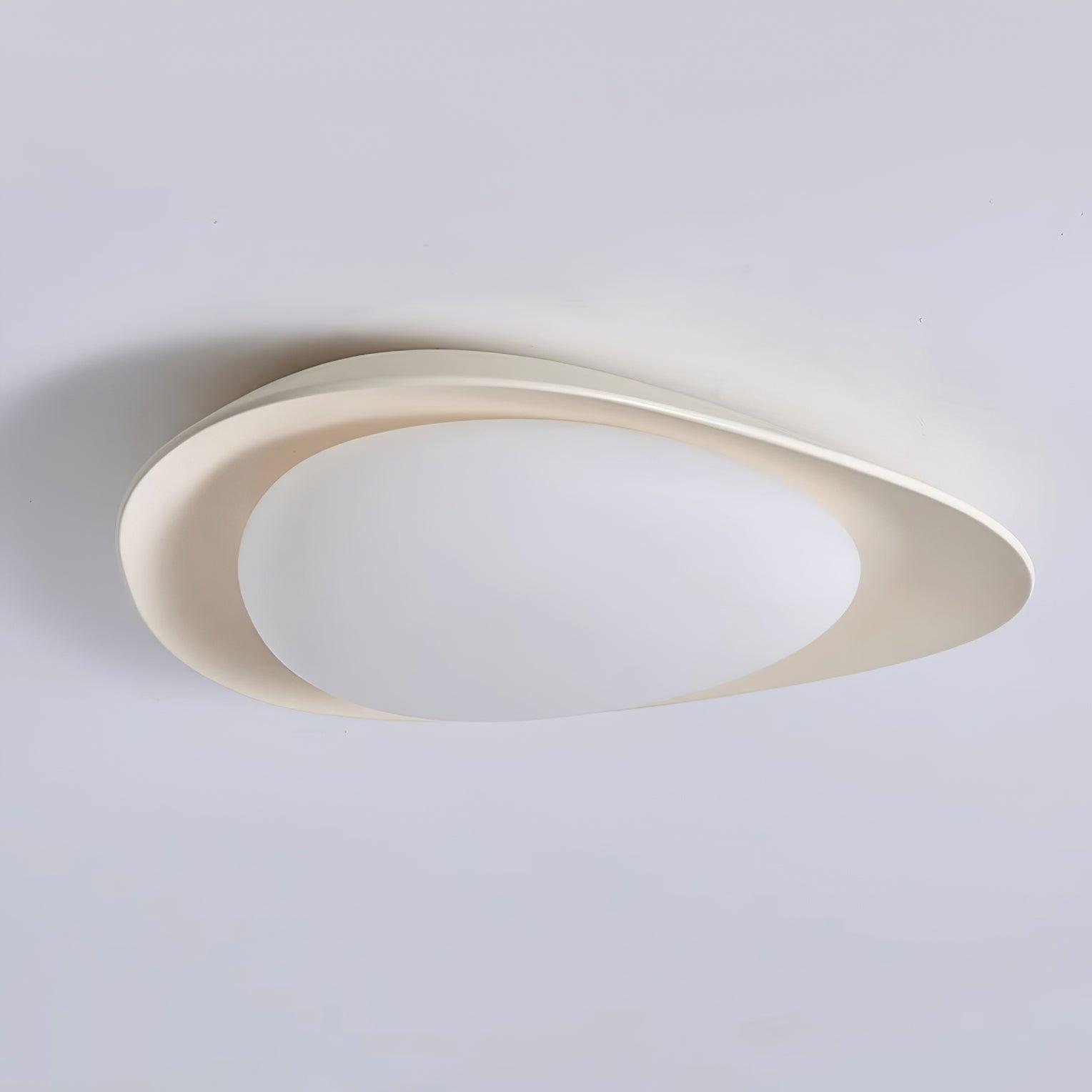 Blex Plafonnier Vert & Beige en Forme de Galet - Neutralighting
