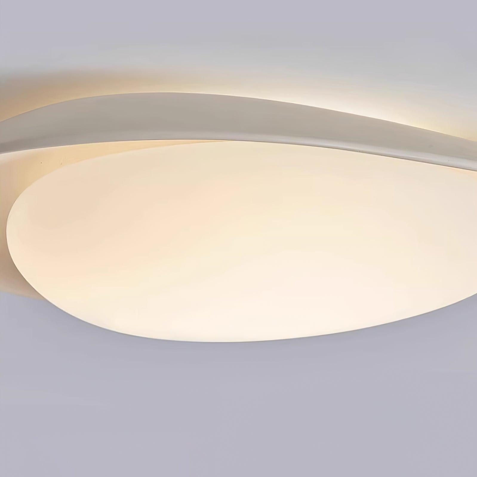 Blex Plafonnier Vert & Beige en Forme de Galet - Neutralighting