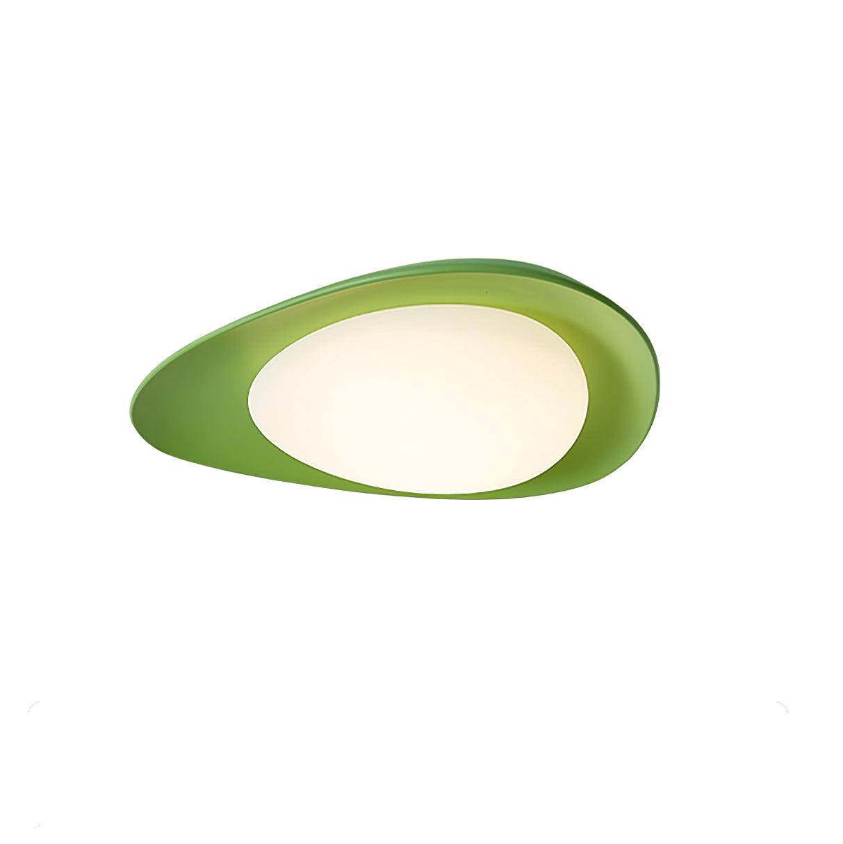 Blex Plafonnier Vert & Beige en Forme de Galet - Neutralighting