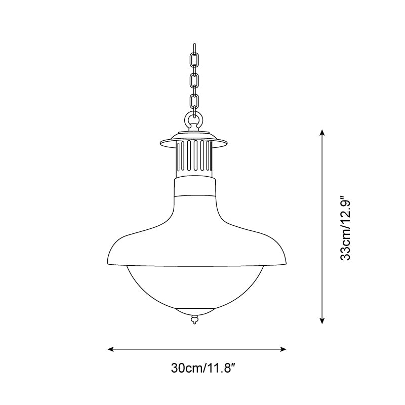 Orvel Clear Ribbed Glass Pendant Lamp - Neutralighting