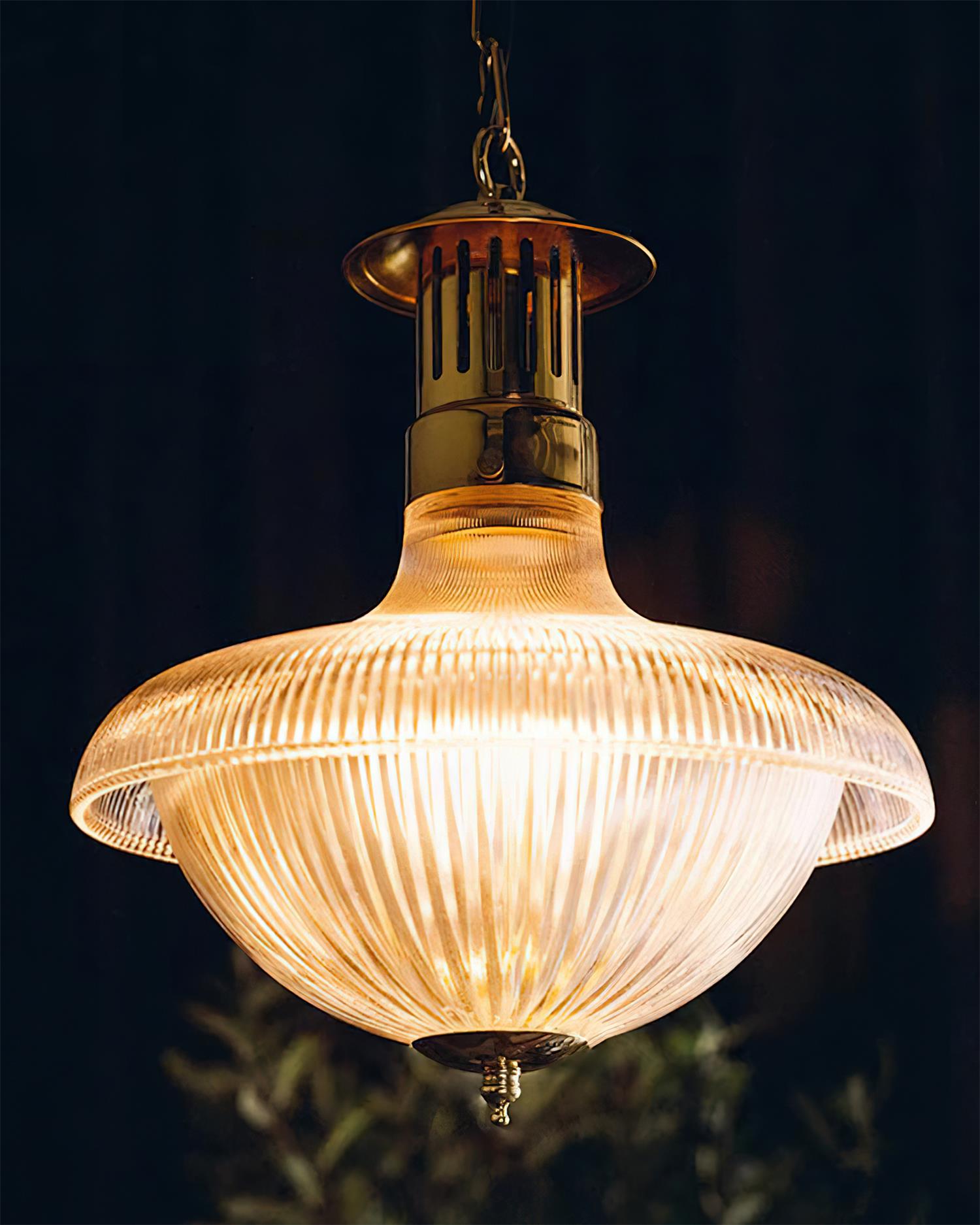 Orvel Clear Ribbed Glass Pendant Lamp - Neutralighting