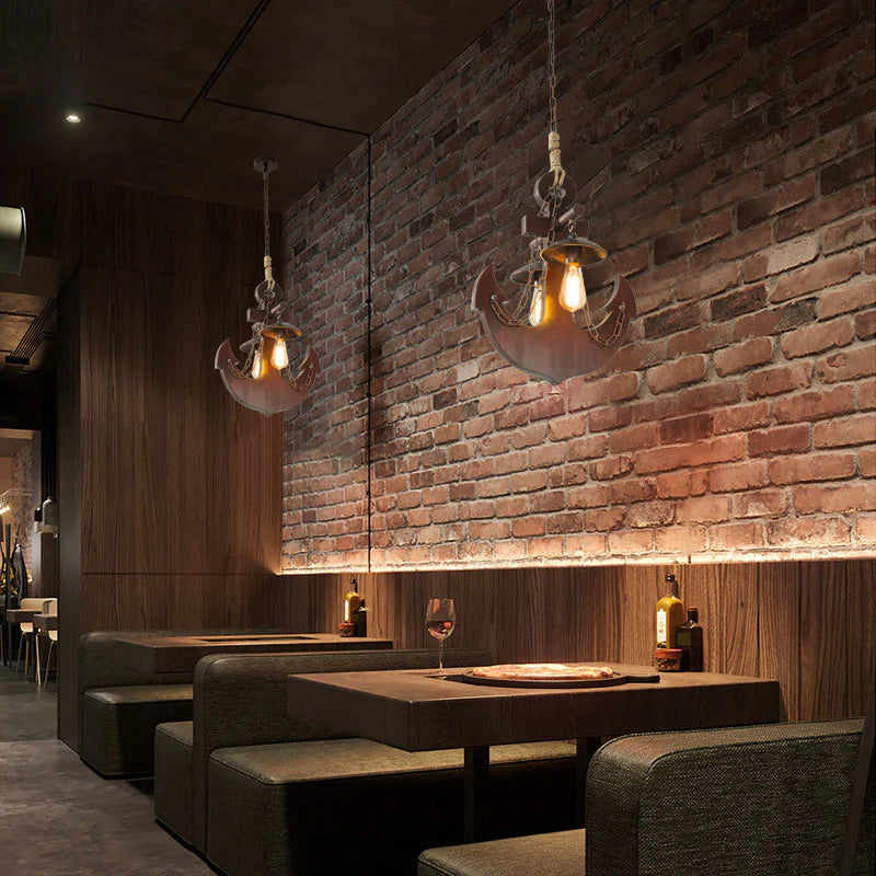 Epoch Rétro LED Suspension Bois Métal Verre Salon/Salle À Manger - Neutralighting