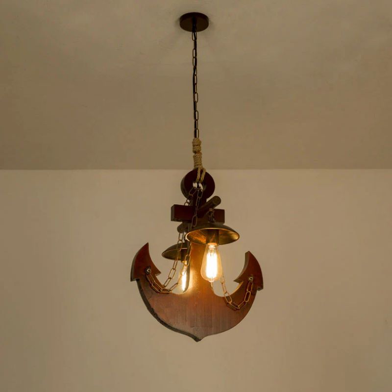 Epoch Rétro LED Suspension Bois Métal Verre Salon/Salle À Manger - Neutralighting