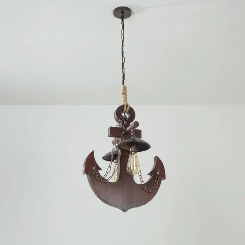 Epoch Rétro LED Suspension Bois Métal Verre Salon/Salle À Manger - Neutralighting