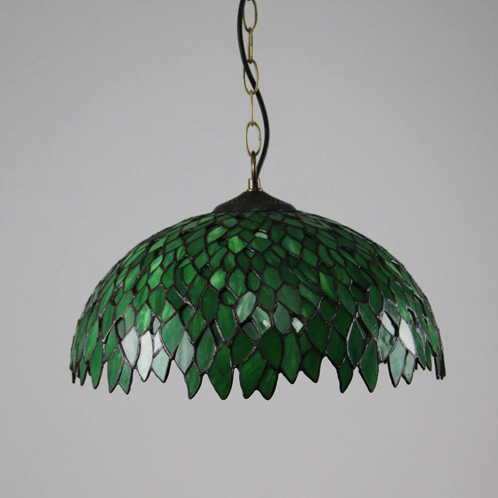 Tiffany Rétro Rond Colorée Suspension Verre Chambre À Coucher/Bar - Neutralighting