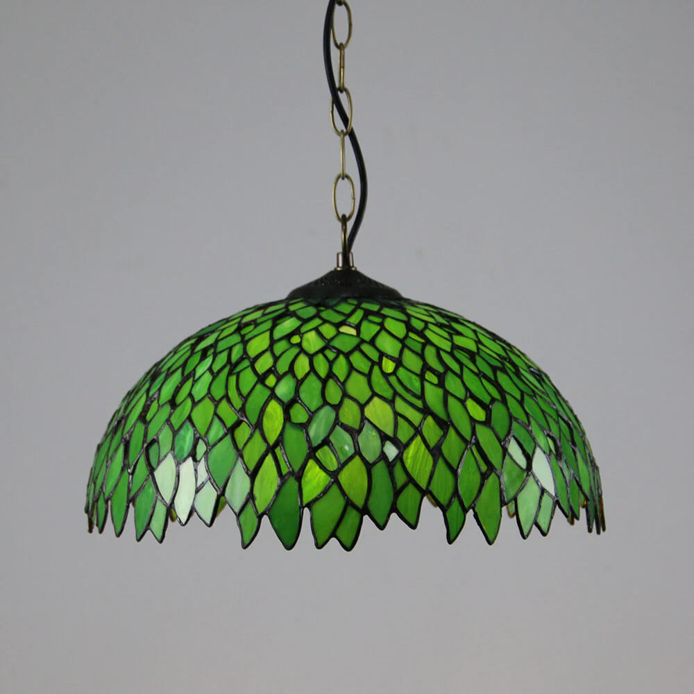 Tiffany Rétro Rond Colorée Suspension Verre Chambre À Coucher/Bar - Neutralighting