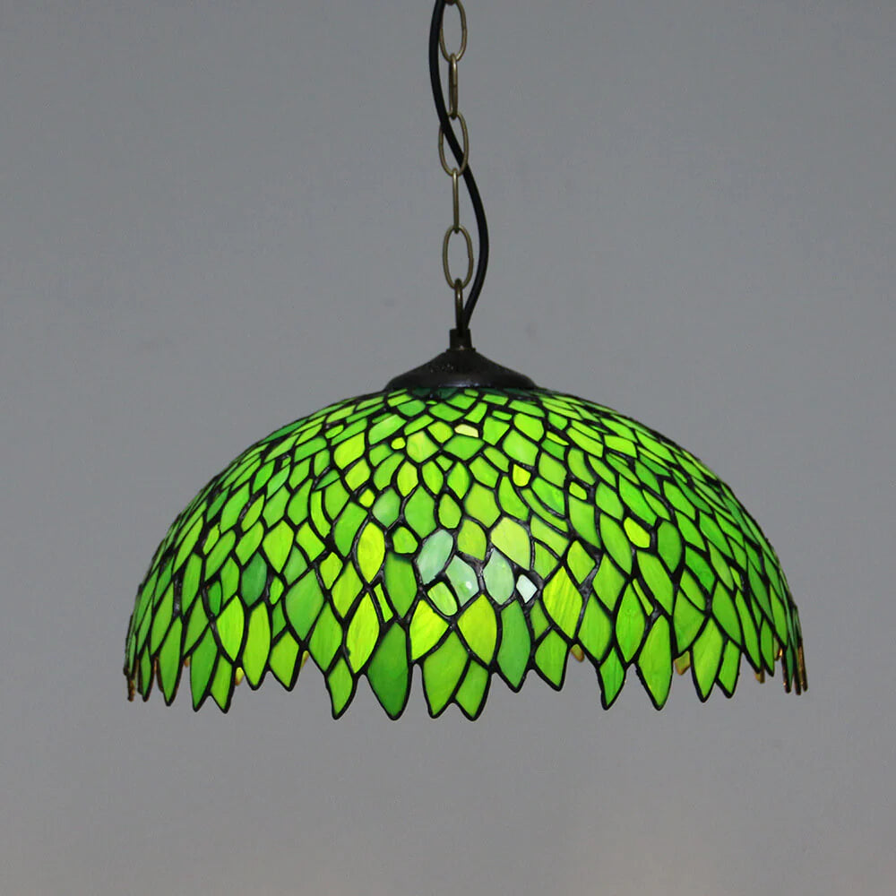 Tiffany Rétro Rond Colorée Suspension Verre Chambre À Coucher/Bar - Neutralighting