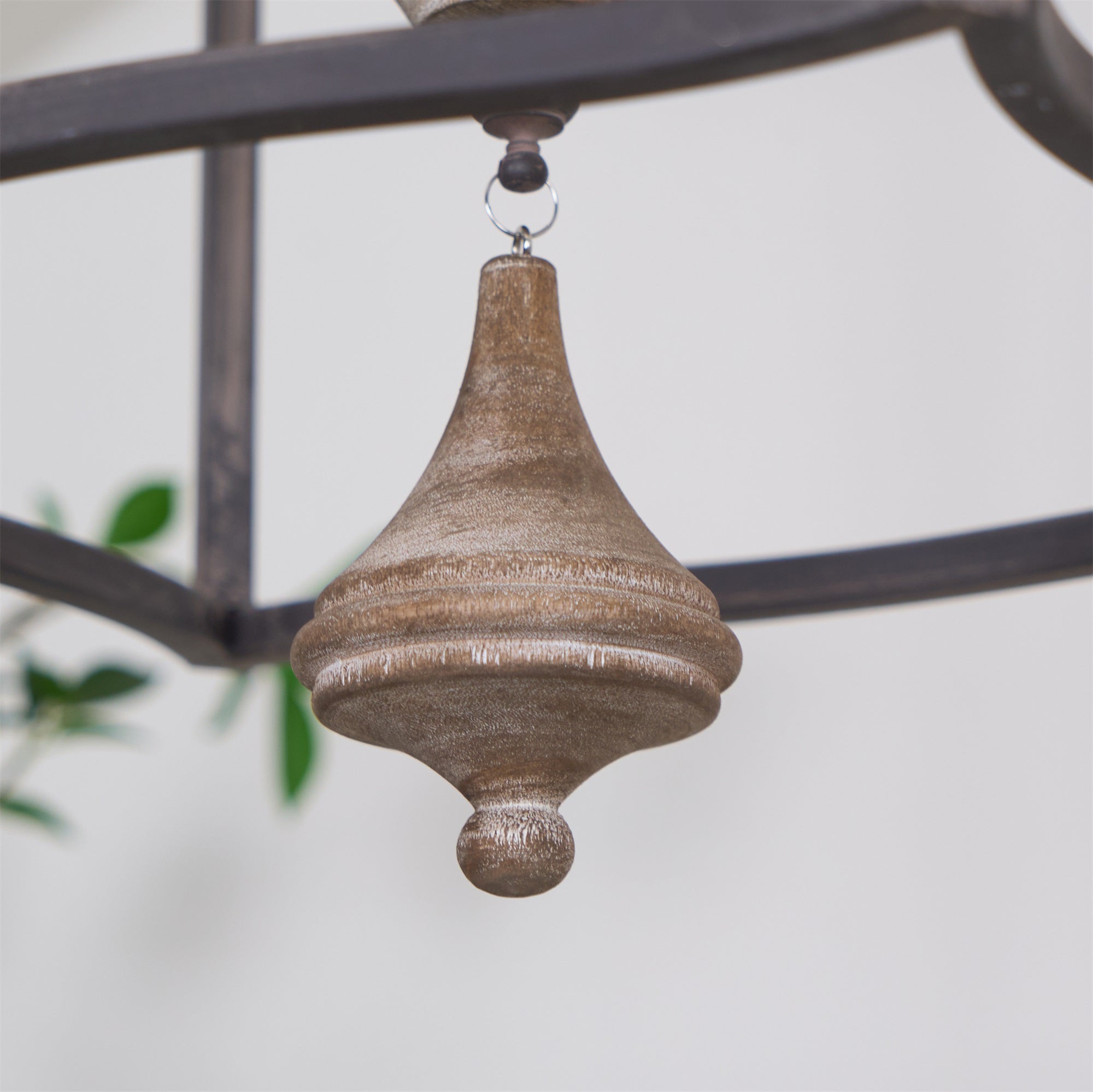 Alirora Traditional Birdcage Hand-carved wooden Chandelier - Lamp Copper
